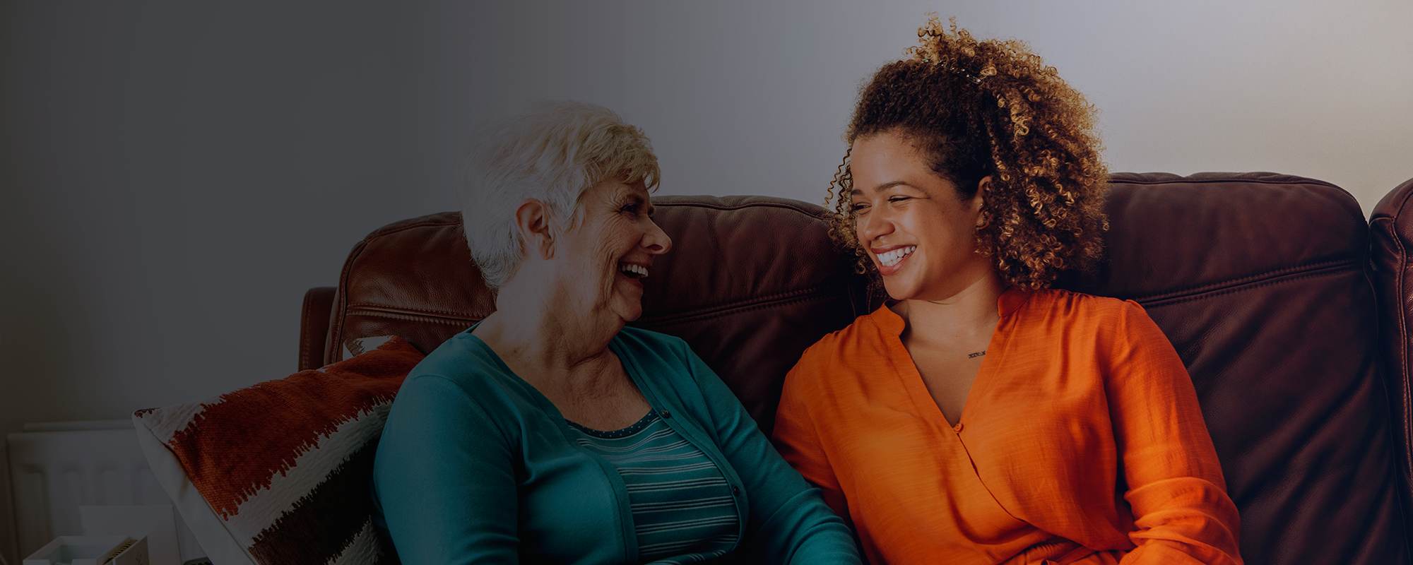Women laughing