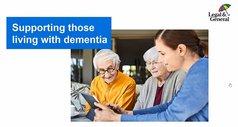 Supporting those living with dementia