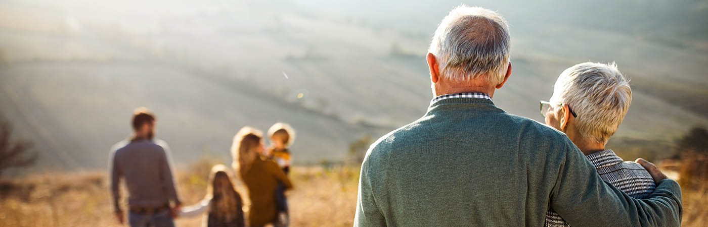 Couple on mountain